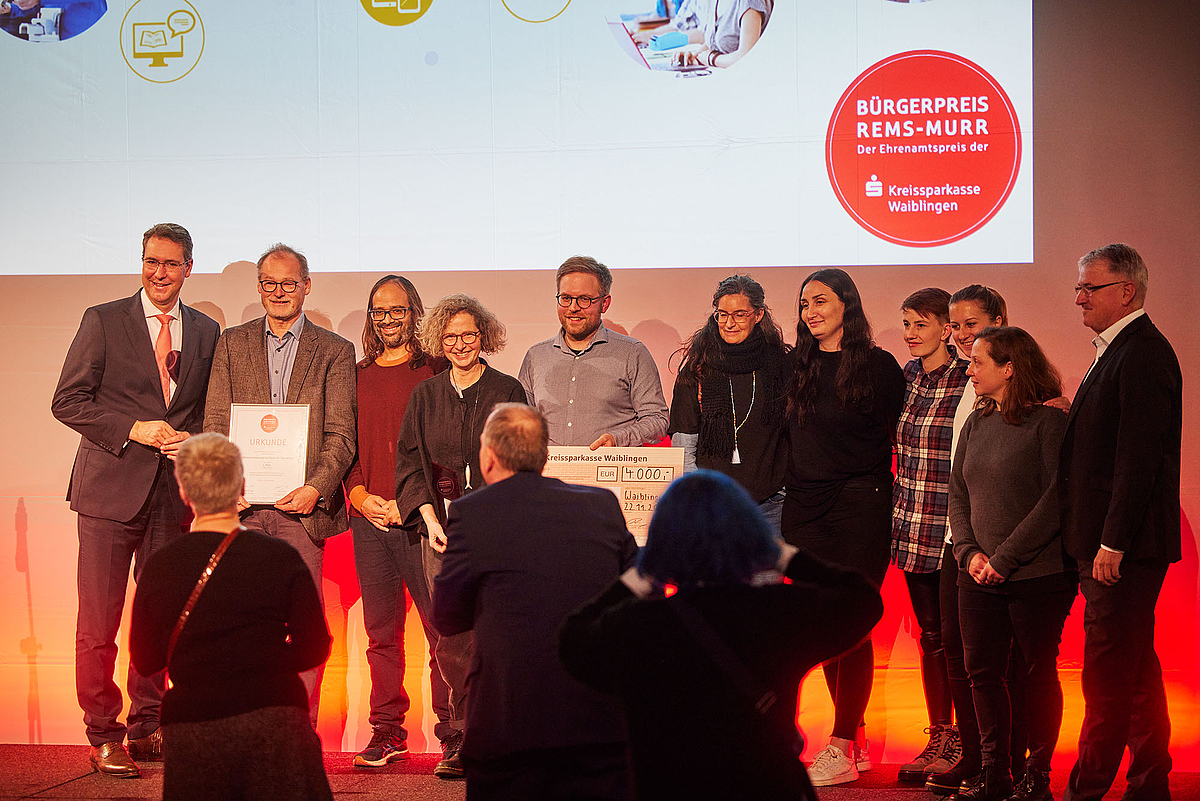 Gewerbliche Schule Waiblingen Mit Dem 1. Platz Des Bürgerpreises Rems ...